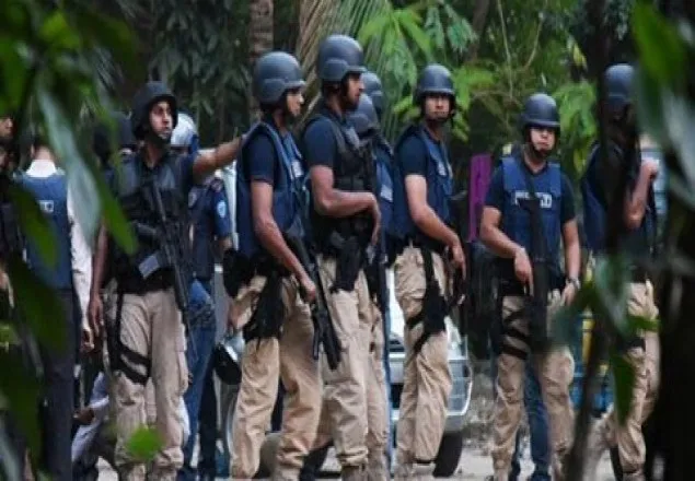 লেবুতলার জঙ্গি আস্তানায় ৬ বোমার বিস্ফোরণ