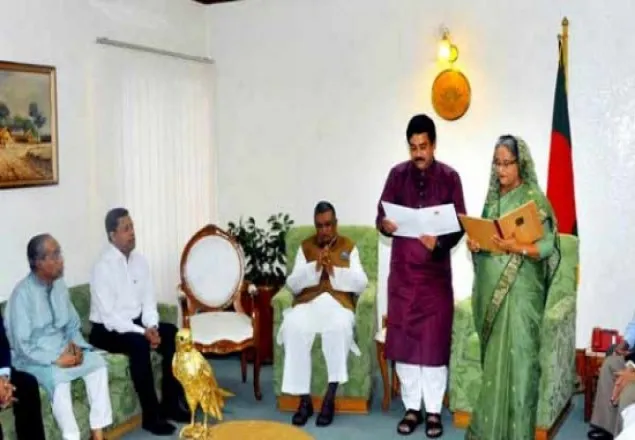 শপথ নিলেন কুসিক মেয়র সাক্কু 