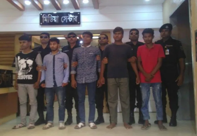 গাজীপুরে অপহরণ চক্রের ৫ সদস্য গ্রেফতার
