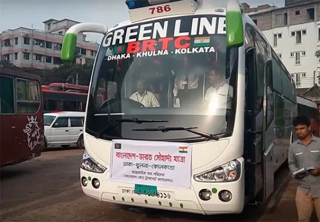 ঢাকা-খুলনা-কলকাতা সরাসরি বাস চলাচল শুরু
