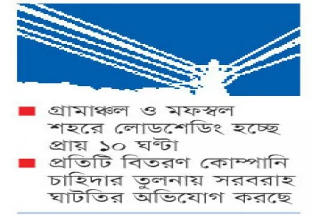 ৩০০০ মেগাওয়াট লোডশেডিং