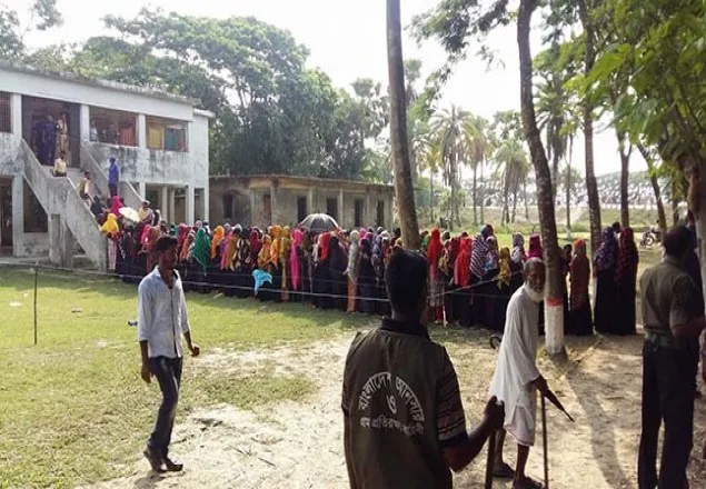 বরগুনার সোনাকাটা ইউপি নির্বাচনে ভোটগ্রহণ শুরু