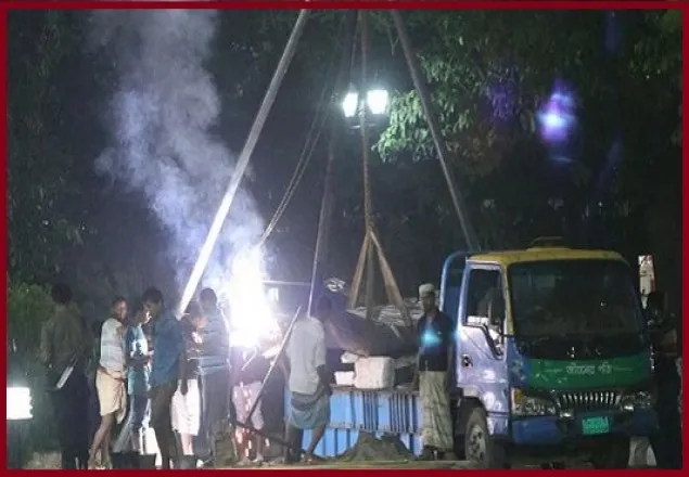 গ্রিক দেবীর ভাস্কর্যটি অ্যানেক্স ভবনের সামনে পুনঃস্থাপন হচ্ছে 