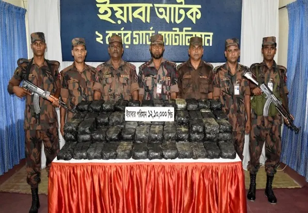 টেকনাফে ৩৬ কোটি টাকার ইয়াবা জব্দ