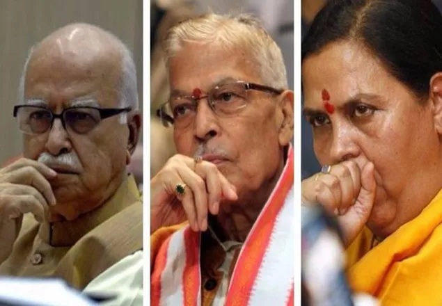 বাবরি মসজিদ ধ্বংসের মামলায় অভিযুক্ত বিজেপির শীর্ষ ৩ নেতা 