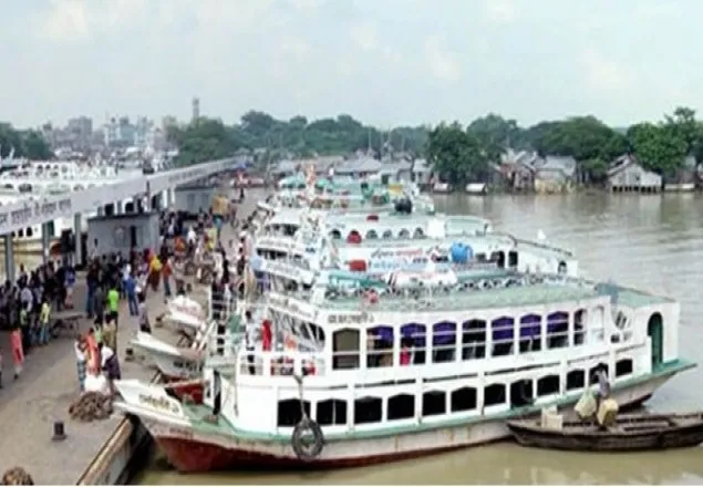 পাটুরিয়া-দৌলতদিয়ায় লঞ্চ চলাচল বন্ধ 
