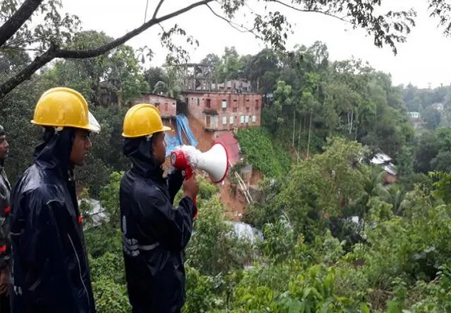 পাহাড় ধসের আশঙ্কায় রাঙামাটিতে আবারও মাইকিং