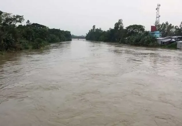 হবিগঞ্জের খোয়াই নদীর পানি বিপদসীমার ২৭০ সে.মি উপরে 