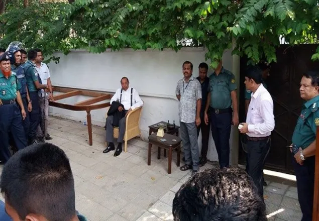 ফের মওদুদের বাসায় রাজউকের অভিযান