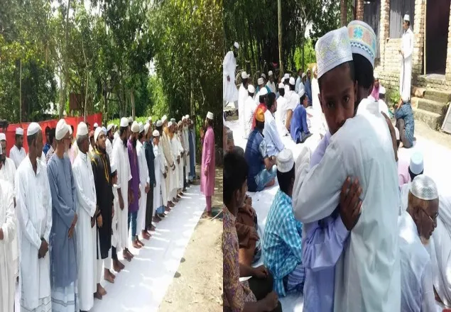 লালমনিরহাটে ঈদুল ফিতর উদযাপন