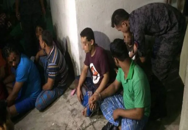মালয়েশিয়ায় বাংলাদেশিসহ ৫১ অবৈধ শ্রমিক আটক