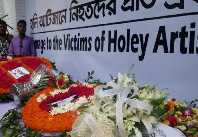 হলি আর্টিজানে জাপান-ইতালি দূতাবাসের শ্রদ্ধা