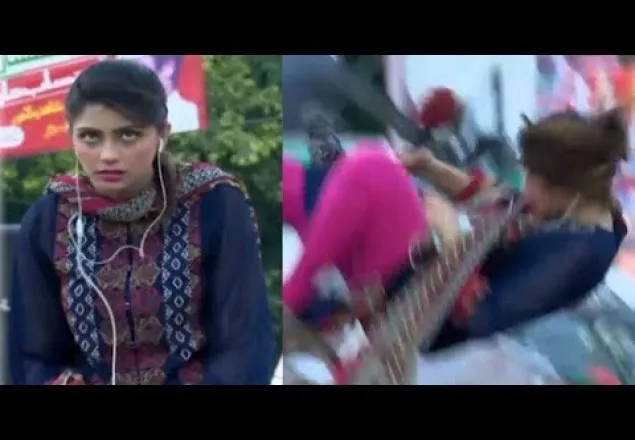 লাইভ সম্প্রচার করতে গিয়ে জ্ঞান হারালেন সাংবাদিক(ভিডিও)