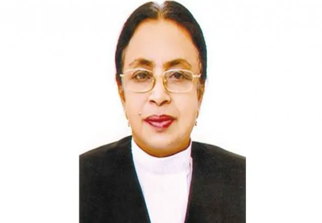 দেশের প্রথম নারী বিচারপতির শেষ কর্মদিবস আজ 