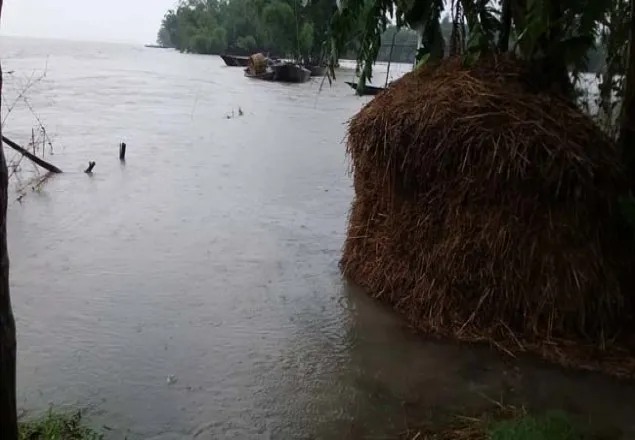 বিপদসীমার উপরে তিস্তার পানি