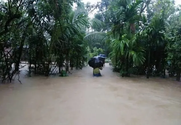 কুড়িগ্রামে বন্যার পানিতে ৪২ ইউনিয়ন প্লাবিত