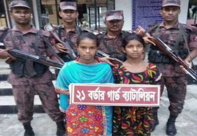ভারতে পাচারকালে বেনাপোল সীমান্তে ২ মেয়ে শিশু উদ্ধার