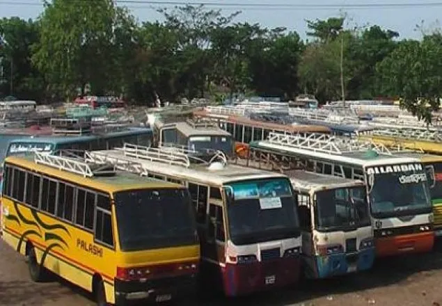 বরিশাল বিভাগের ৬ জেলায় চলছে বাস ধর্মঘট