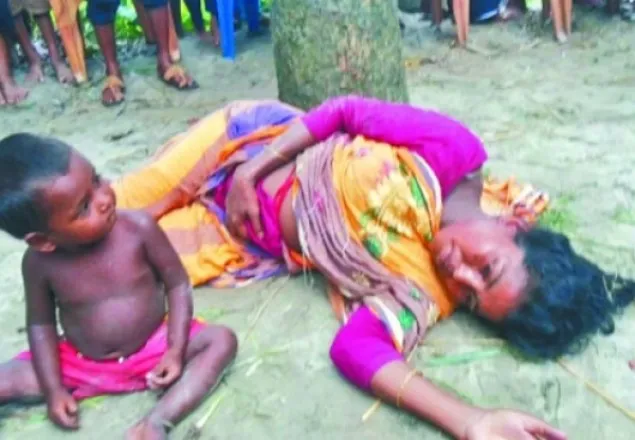 গাছে বেঁধে নির্যাতন: সেই গৃহবধূর কন্যা সন্তানের মৃত্যু