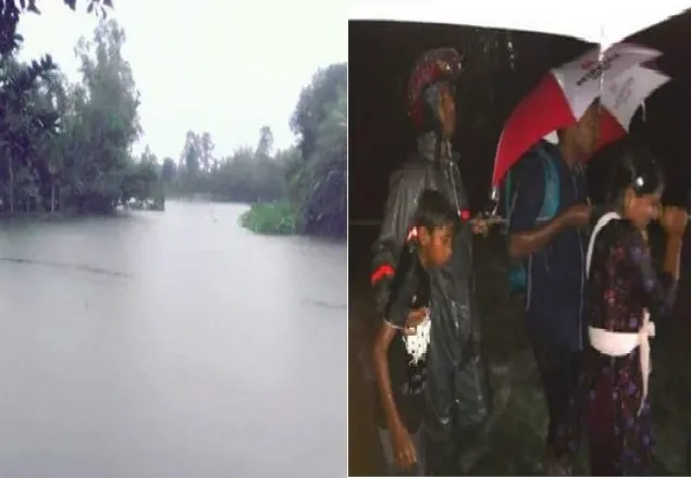 টানা বৃষ্টিতে প্লাবিত ঠাকুরগাঁও 