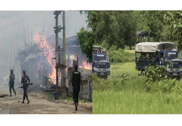 রাখাইনে ফের সংঘর্ষ: ১২ পুলিশসহ নিহত ৭১ 