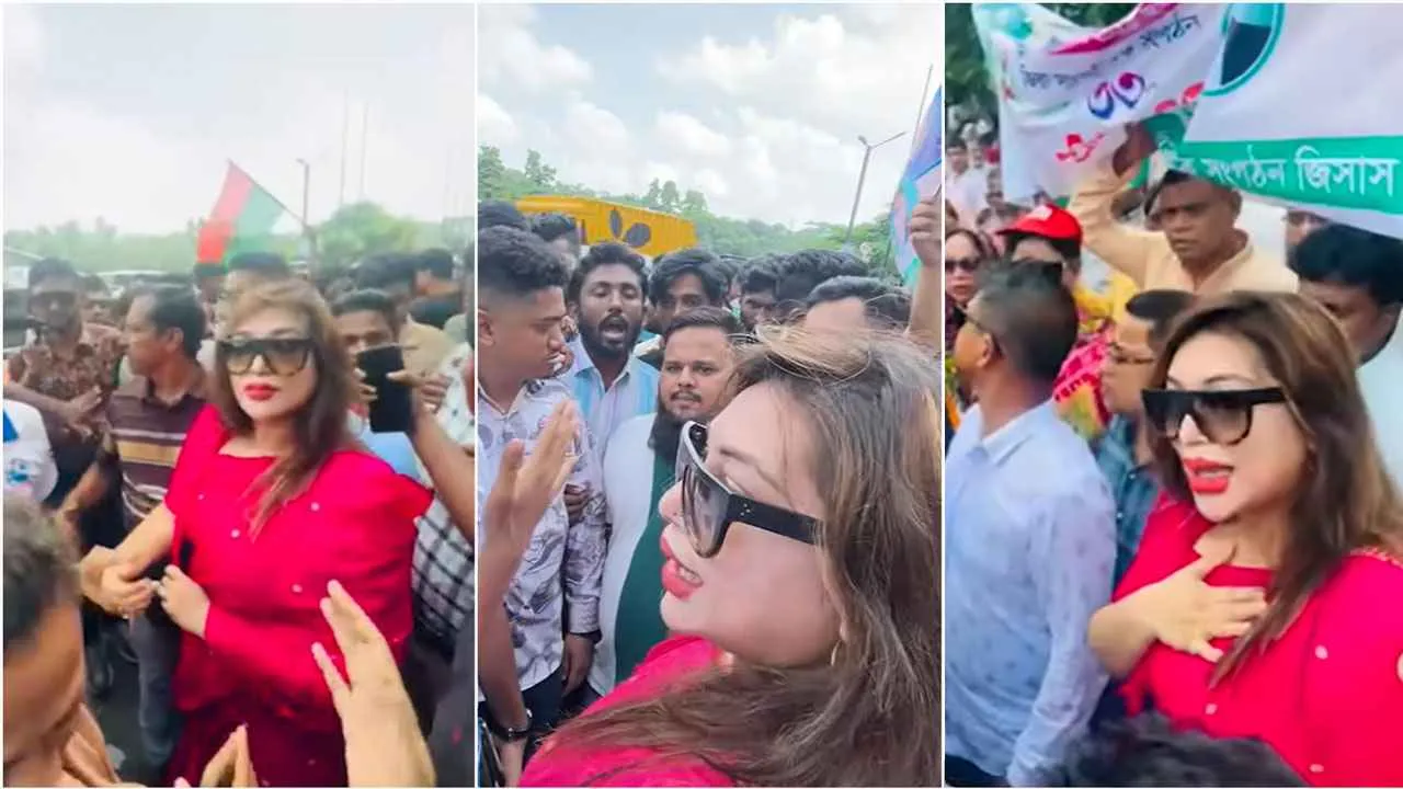 সমাধিতে ফুল দিতে গিয়ে ধাওয়া খেলেন ডা. সাবরিনা