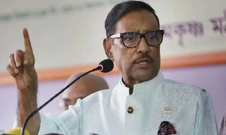 কোনো নিষেধাজ্ঞায় নির্বাচন বন্ধ হবে না : কাদের