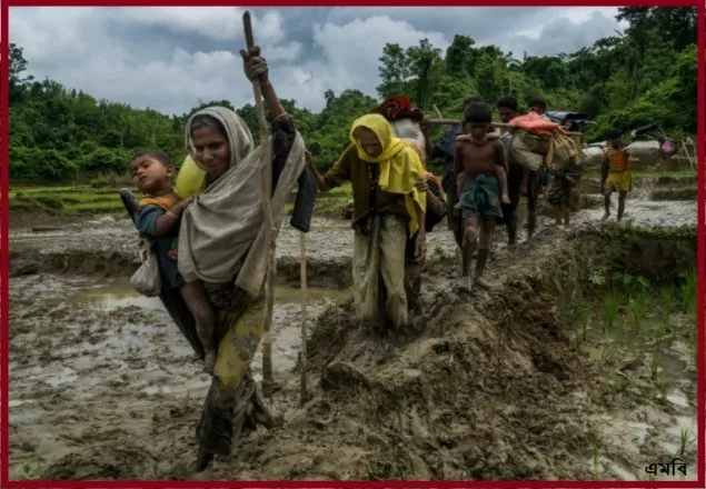 ১০ দিনে ৯০ হাজার রোহিঙ্গা মুসলমানের বাংলাদেশে আশ্রয়  