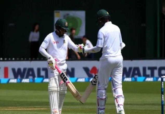দিনশেষে টাইগারদের স্কোর ৬ উইকেটে ২৫৩