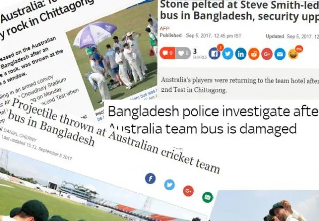  বাসে ঢিল, অস্ট্রেলীয় গণমাধ্যম যা বলছে