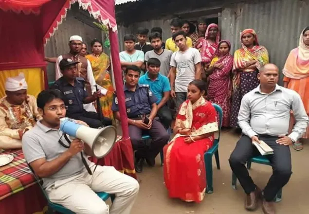 গাইবান্ধায় বাল্য বিয়ে করতে গিয়ে বর আটক