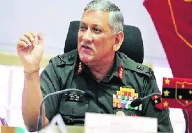 পাক-চীনের সঙ্গে যুদ্ধের জন্য প্রস্তুতির পরামর্শ ভারতীয় সেনাপ্রধানের