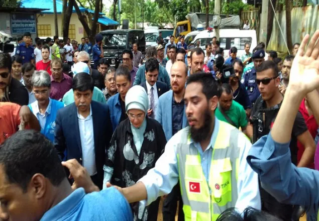 অসহায় রোহিঙ্গাদের পাশে থাকবে তুরস্ক: এমিনে এরদোগান