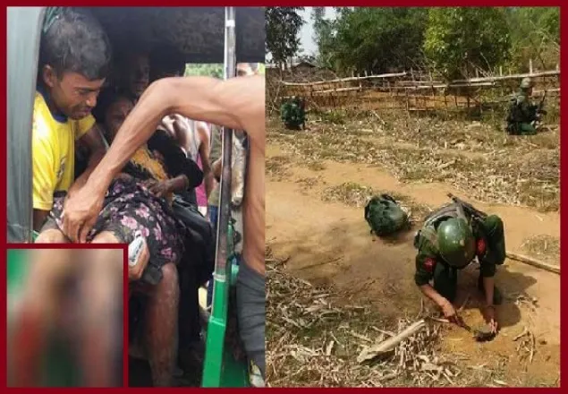 বান্দরবান সীমান্তে স্থলমাইন বিস্ফোরণে ৩ রোহিঙ্গা নিহত 