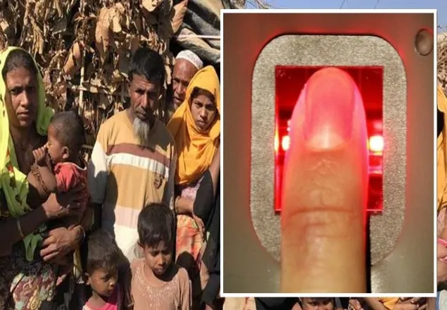 শরণার্থীদের বায়োমেট্রিক নিবন্ধন শুরু