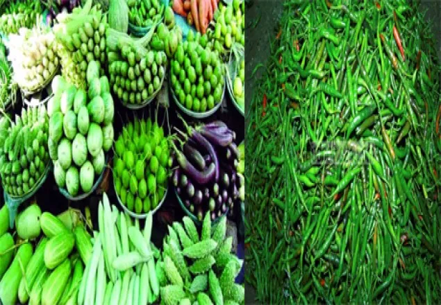 চালের সাথে বেড়েছে সবজি ও কাঁচা মরিচের ঝাল