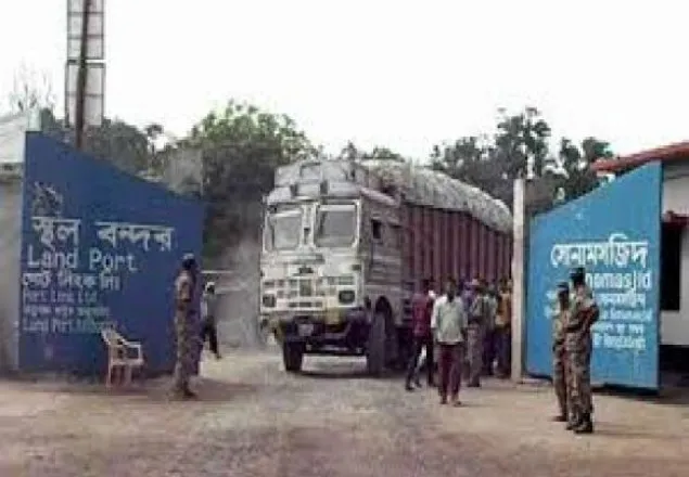   হিলিস্থলবন্দর  ৭ দিন আমদানি-রফতানি কার্যক্রম বন্ধ