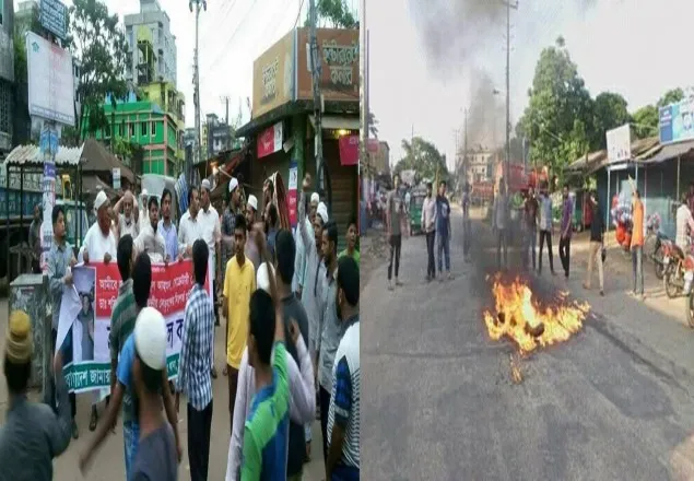 কঠোর নিরাপত্তার মধ্য দিয়ে ঢাকাতে হরতাল সমর্থনে বিক্ষোভ-মিছিল