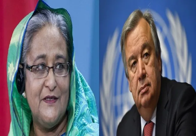 রোহিঙ্গা নিয়ে ফোনালাপ, আরও আন্তর্জাতিক চাপ প্রত্যাশা প্রধানমন্ত্রীর