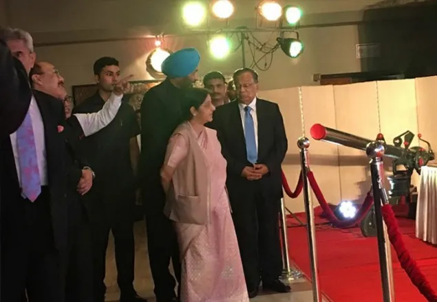 ১৫টি প্রকল্প উদ্ধোধন করেছেন সুষমা