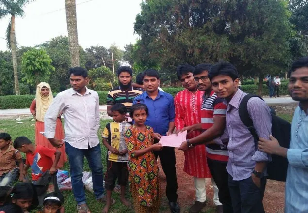 জাবিতে ব্যতিক্রমধর্মী জন্মদিন পালন 
