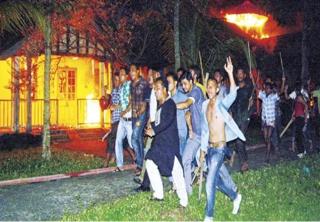 তদন্ত প্রতিবেদন:এমসি কলেজ ছাত্রাবাসে আগুন দেয় ছাত্রলীগ