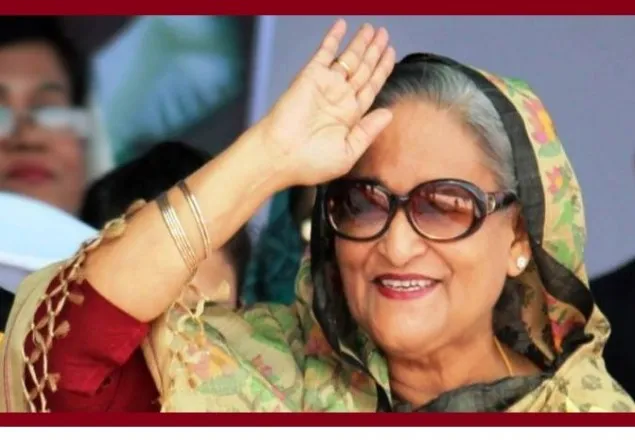 মঞ্চে শেখ হাসিনা, সমাবেশ শুরু  