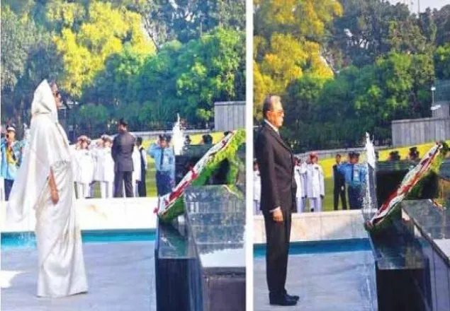 সশস্ত্র বাহিনী দিবসে রাষ্ট্রপতি ও প্রধানমন্ত্রীর শ্রদ্ধা
