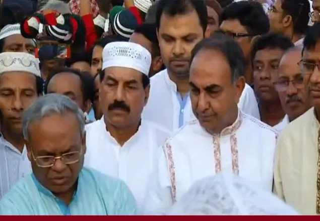 আনিসুল হকের জানাজায় রিজভী-আব্বাস 