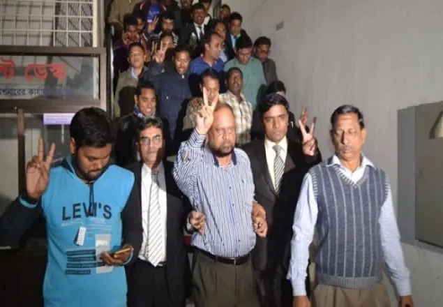 রসিকে বিএনপি প্রার্থী বাবলার গণসংযোগ শুরু