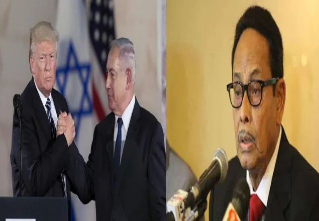 ট্রাম্পের ঘোষণার প্রতিবাদে এরশাদের নেতৃত্বে বিক্ষোভ