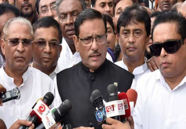  অস্তিত্ব রক্ষার স্বার্থে বিএনপি  নির্বাচনে আসতে বাধ্য হবে : কাদের