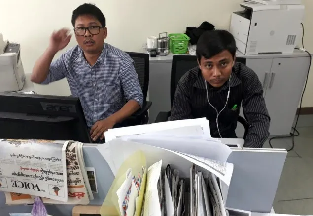 মিয়ানমারে রয়টার্সের দুই সাংবাদিক গ্রেফতার