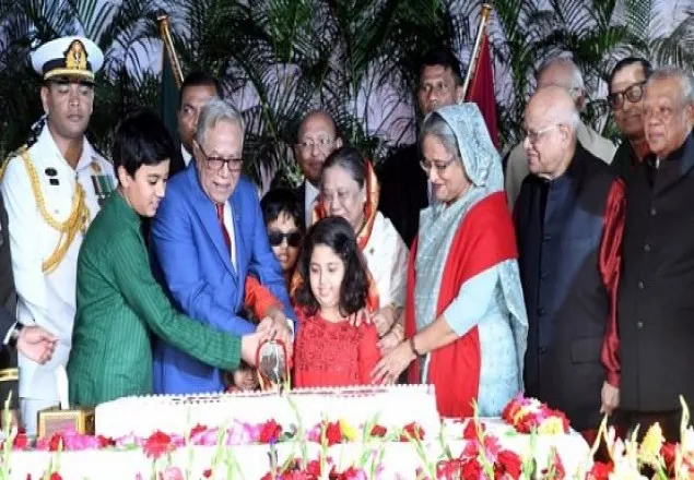 বিজয় দিবসে বঙ্গভবনে রাষ্ট্রপতির সংবর্ধনা